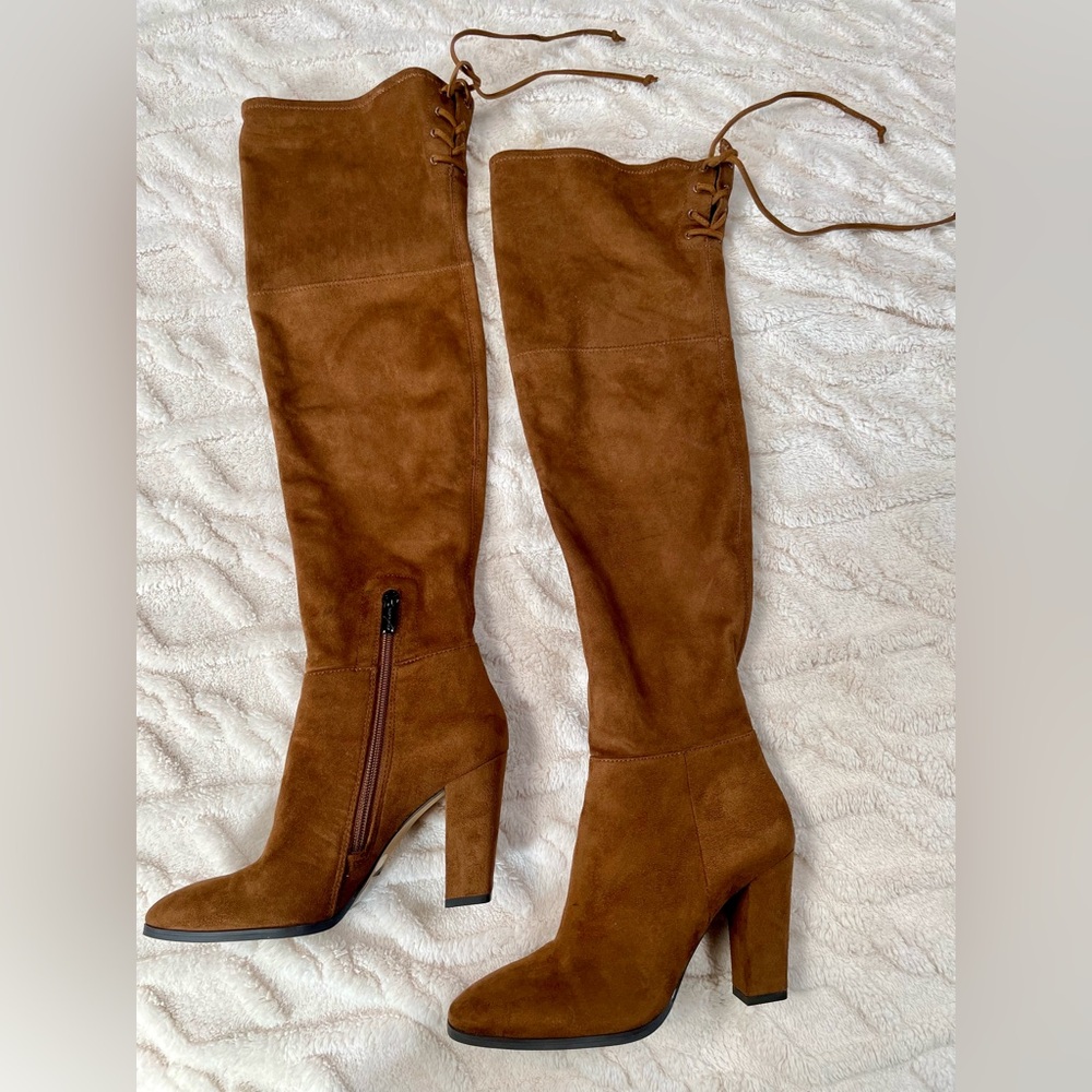 Vince Camuto - Tapley OTK Stretch Microsuede Boot - Size 7